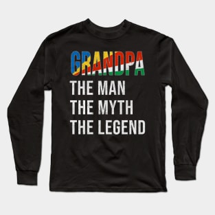 Grand Father Seychellois Grandpa The Man The Myth The Legend - Gift for Seychellois Dad With Roots From  Seychelles Long Sleeve T-Shirt